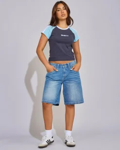 Flip Mommy Denim Shorts