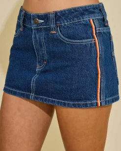 Flip Mommy Mini Denim Skirt