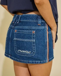 Flip Mommy Mini Denim Skirt