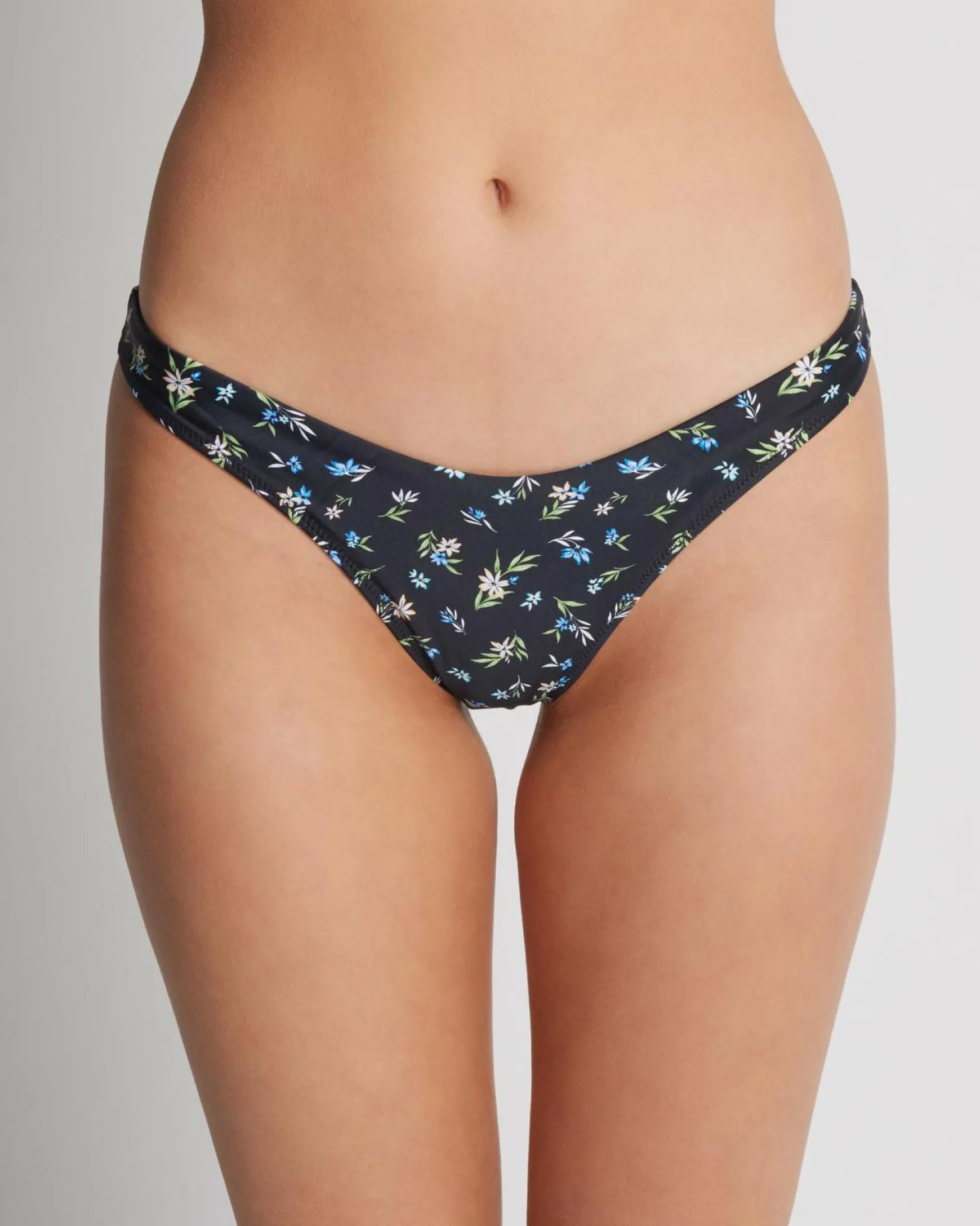 Fluer Floral High Cut Bikini Bottom