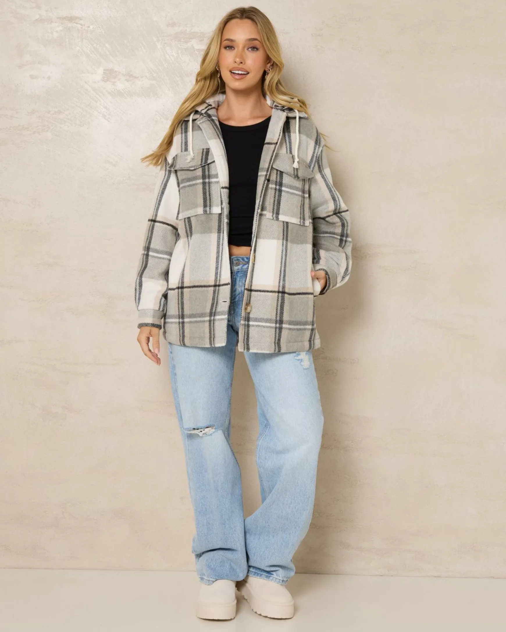 Flynn Hooded Shacket