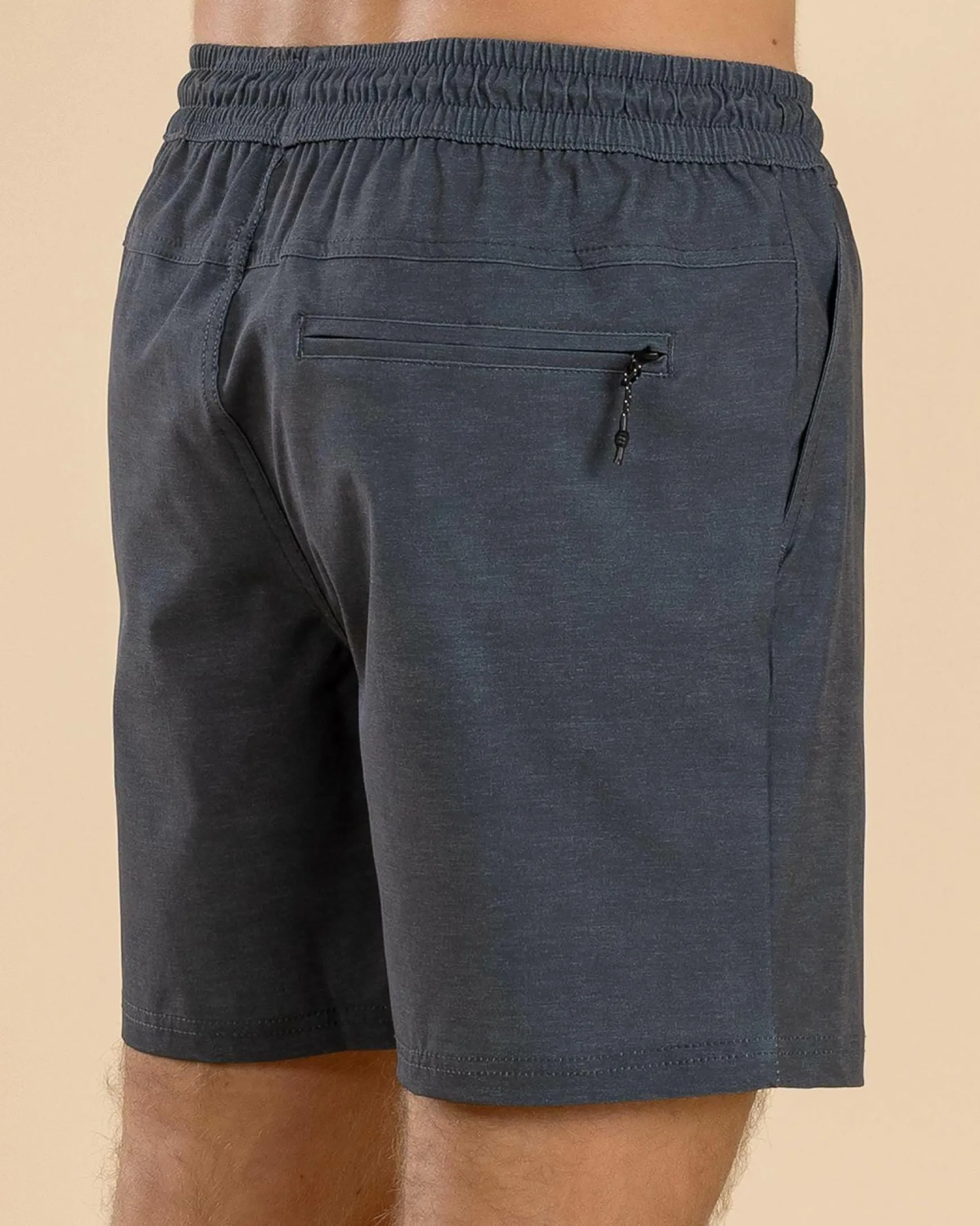 Formal Elastic Waist Shorts