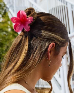 Frangipani Hair Claw Clip