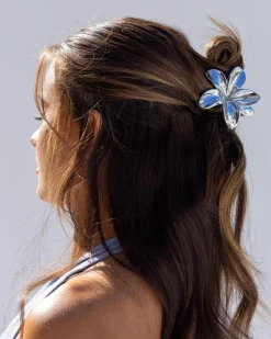 Frangipani Hair Claw Clip