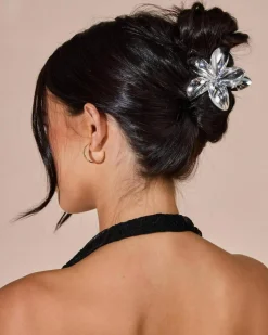 Frangipani Hair Claw Clip