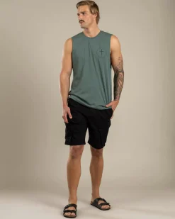 Fray Muscle Tank