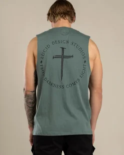 Fray Muscle Tank