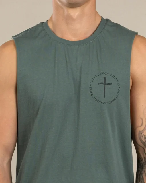 Fray Muscle Tank