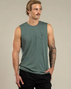Fray Muscle Tank