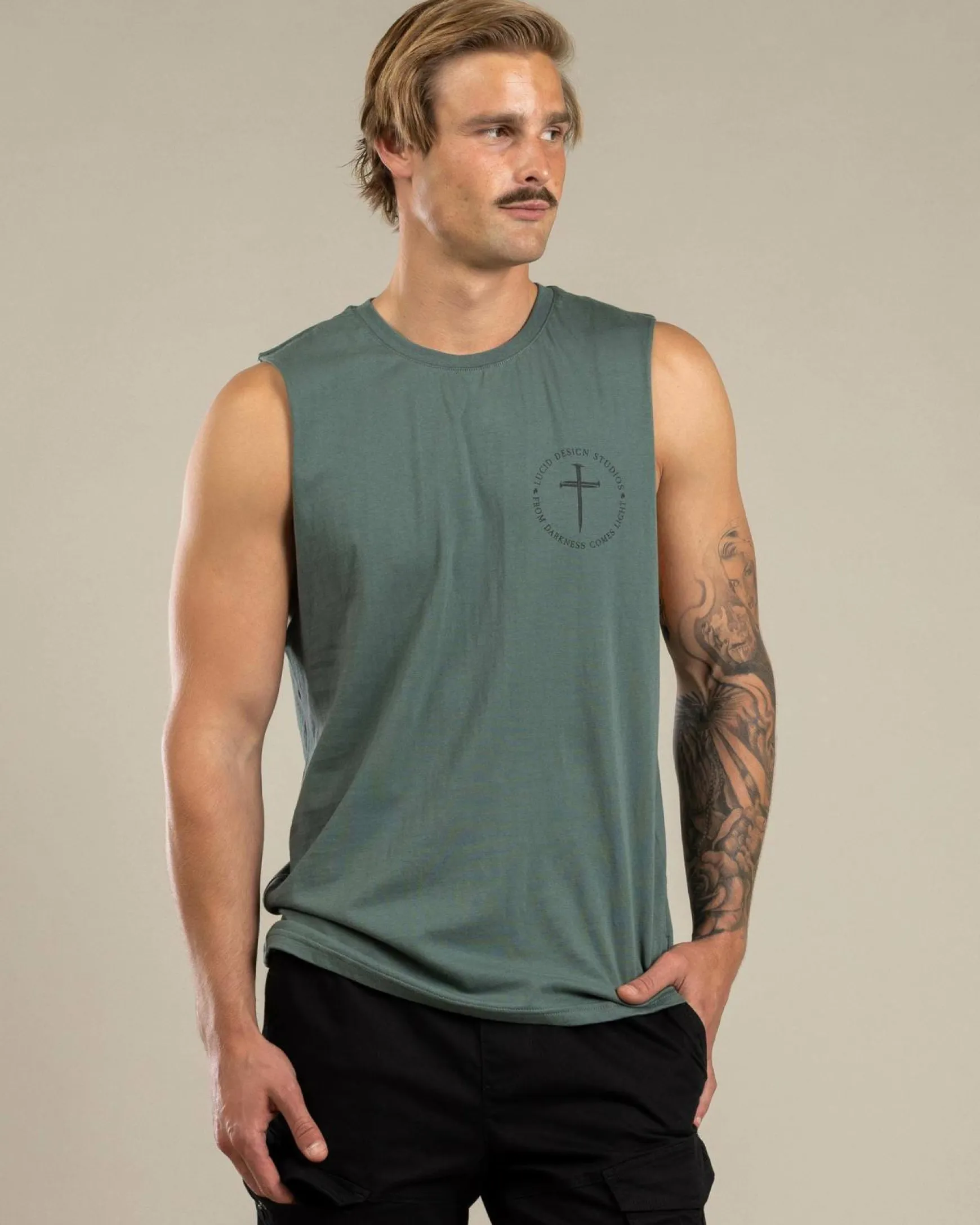 Fray Muscle Tank