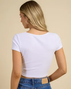 Frenchy Basic Rib Baby Tee