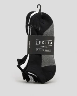 Fuzzled Ankle Socks 5 Pack