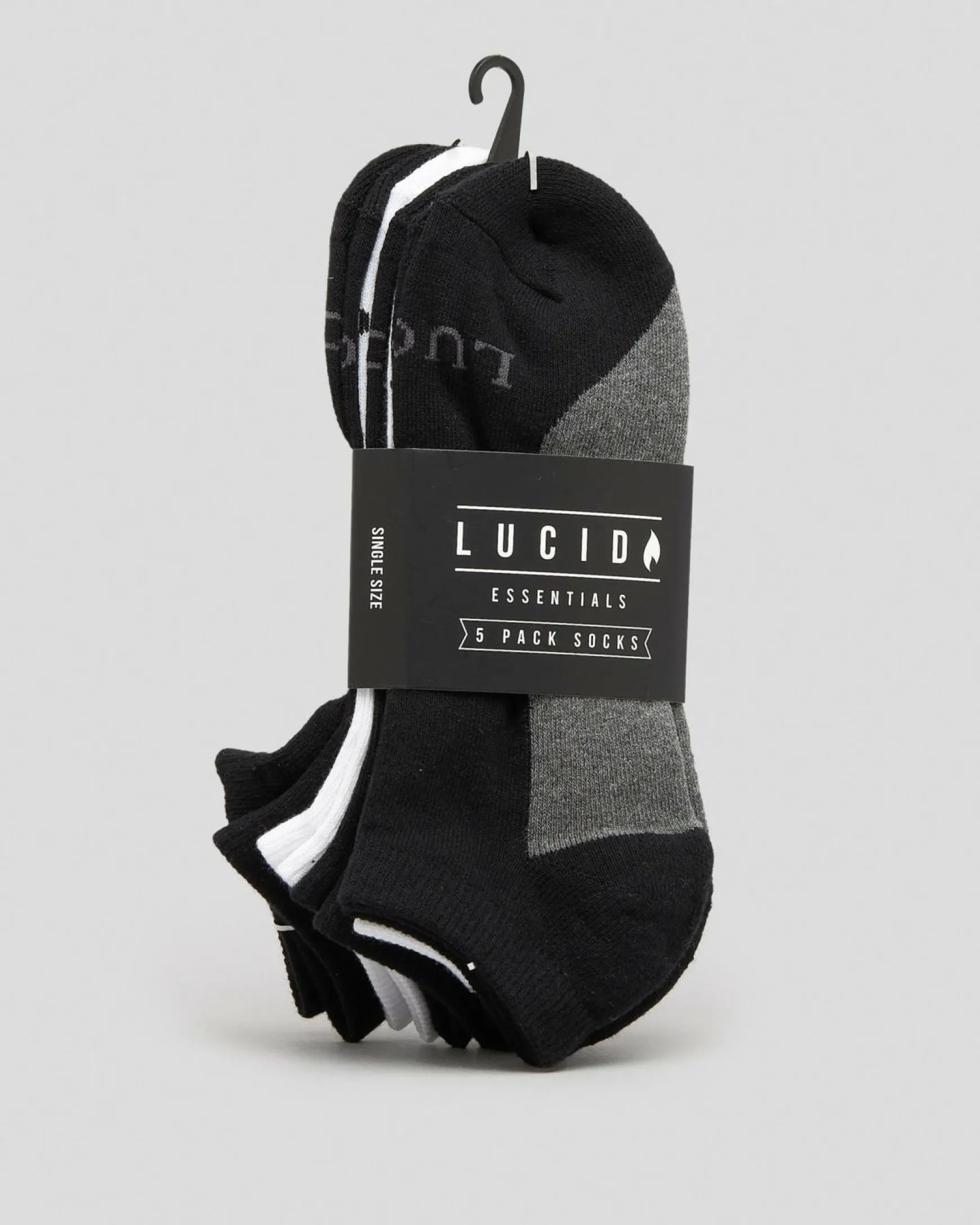 Fuzzled Ankle Socks 5 Pack