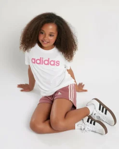 Girls' 3 Stripe Shorts