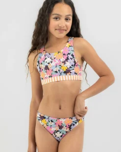 Girls' Above The Limits Crop Bikini Set