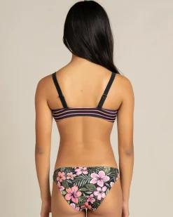 Girls' Active Floral Bralette Bikini Set