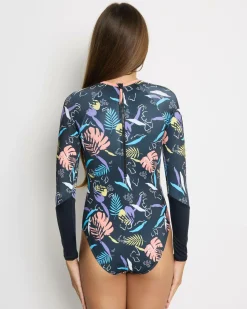 Girls' Active Long Sleeve Surfsuit