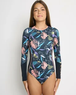 Girls' Active Long Sleeve Surfsuit