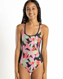 Girls' Active One Piece Swimsuit