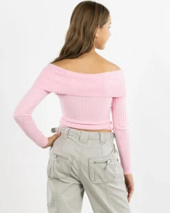 Girls' Ari Off Shoulder Knit Top