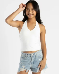 Girls' Basic Halter Top