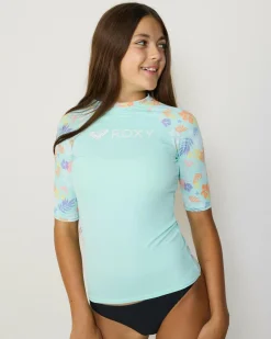 Girls' Beach Bay Short Sleeve Rash Vest