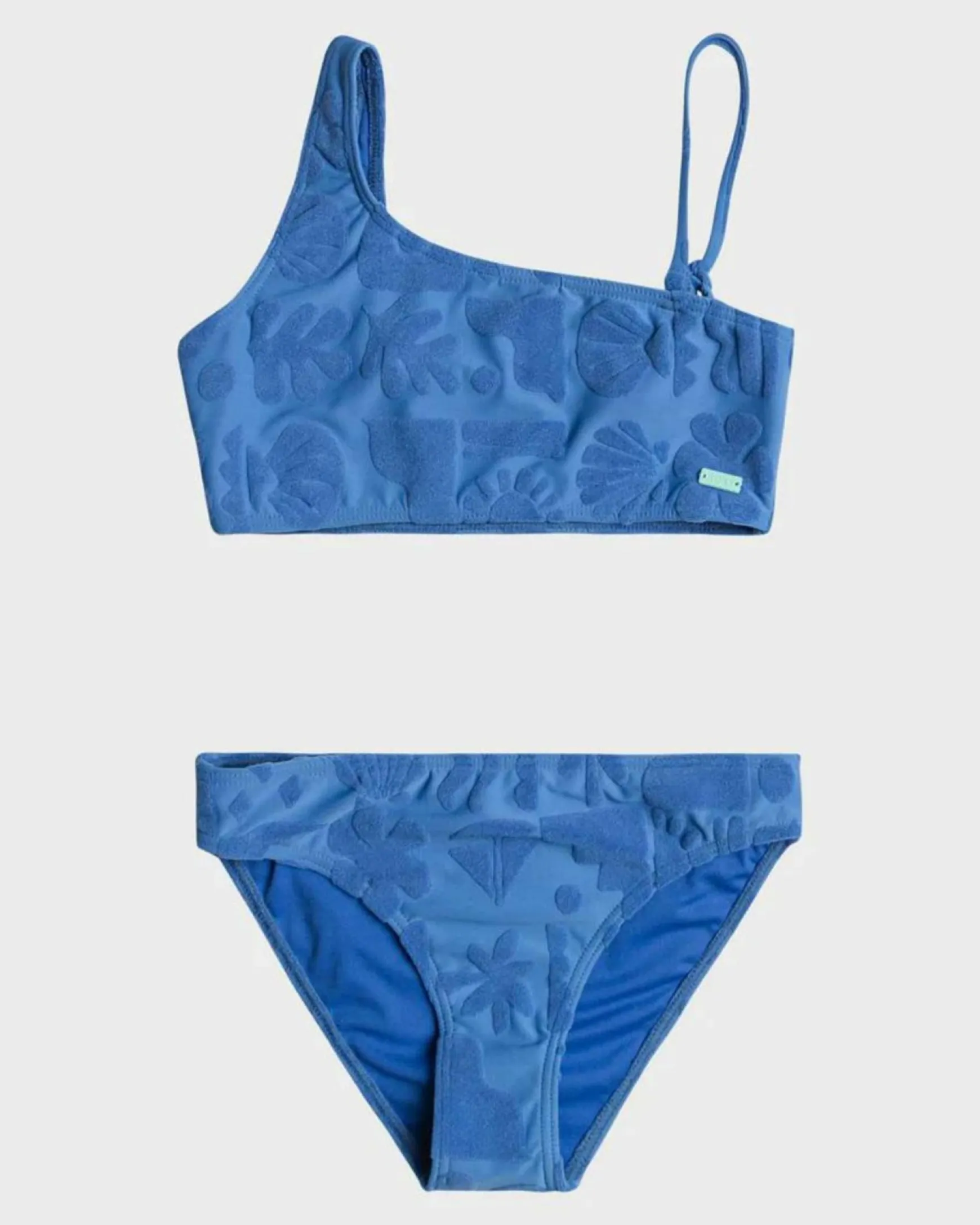 Girls' Beach Check Bralette Bikini Set