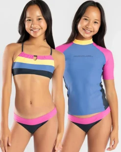 Girls' Block Party 3 Piece Rash Vest Set