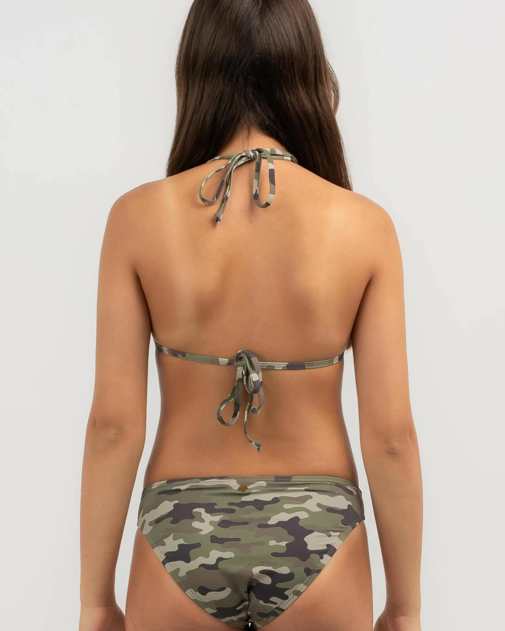 Girls' Camo Triangle Bikini Set