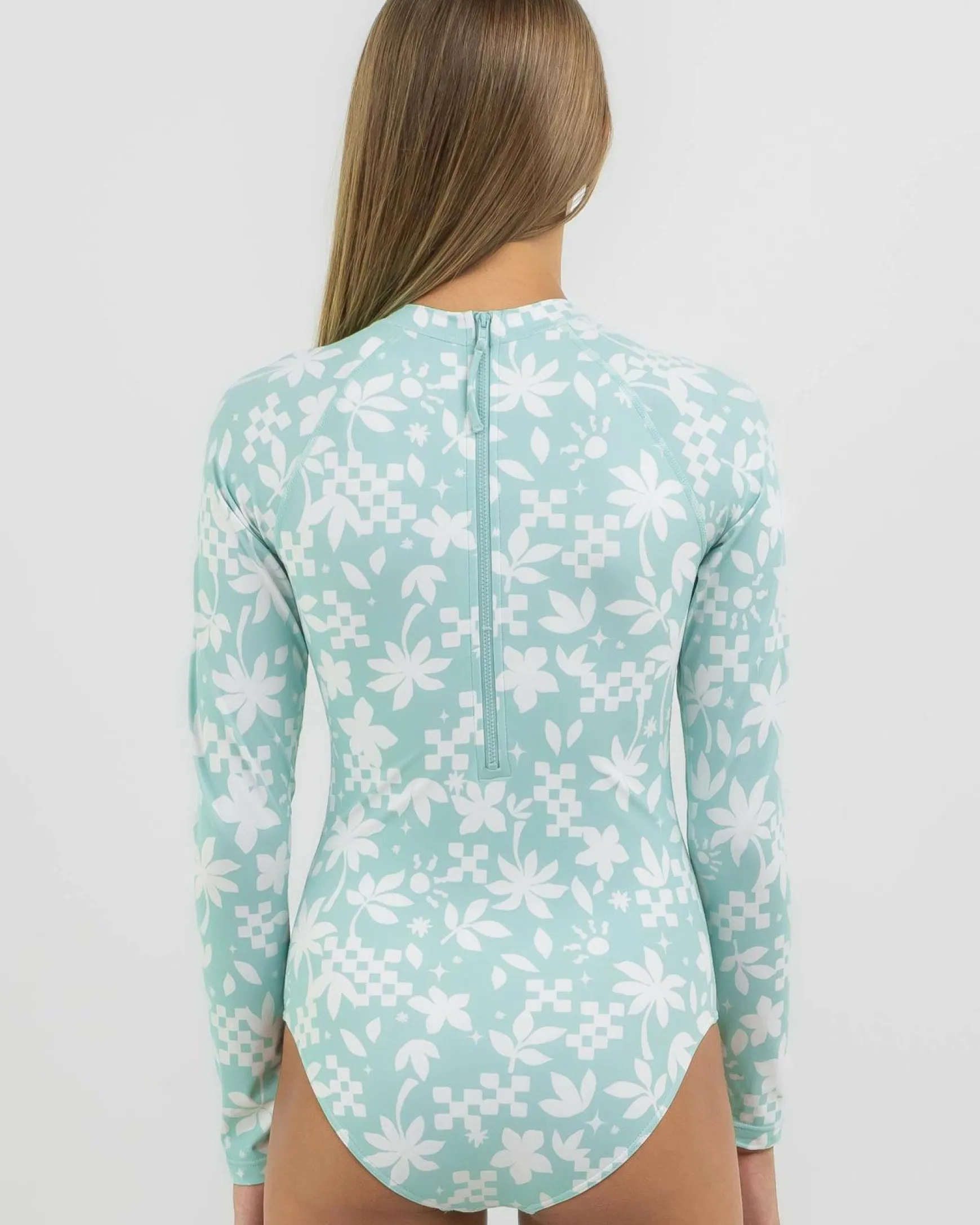 Girls' Catch A Wave Long Sleeve Surfsuit