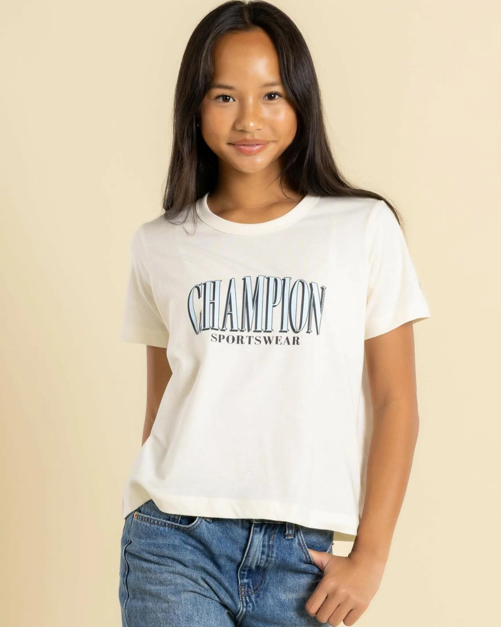 Girls' Champion Sporty Boxy T-Shirt