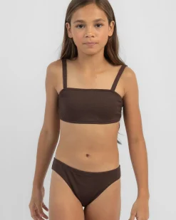 Girls' Claire Bandeau Bikini Set