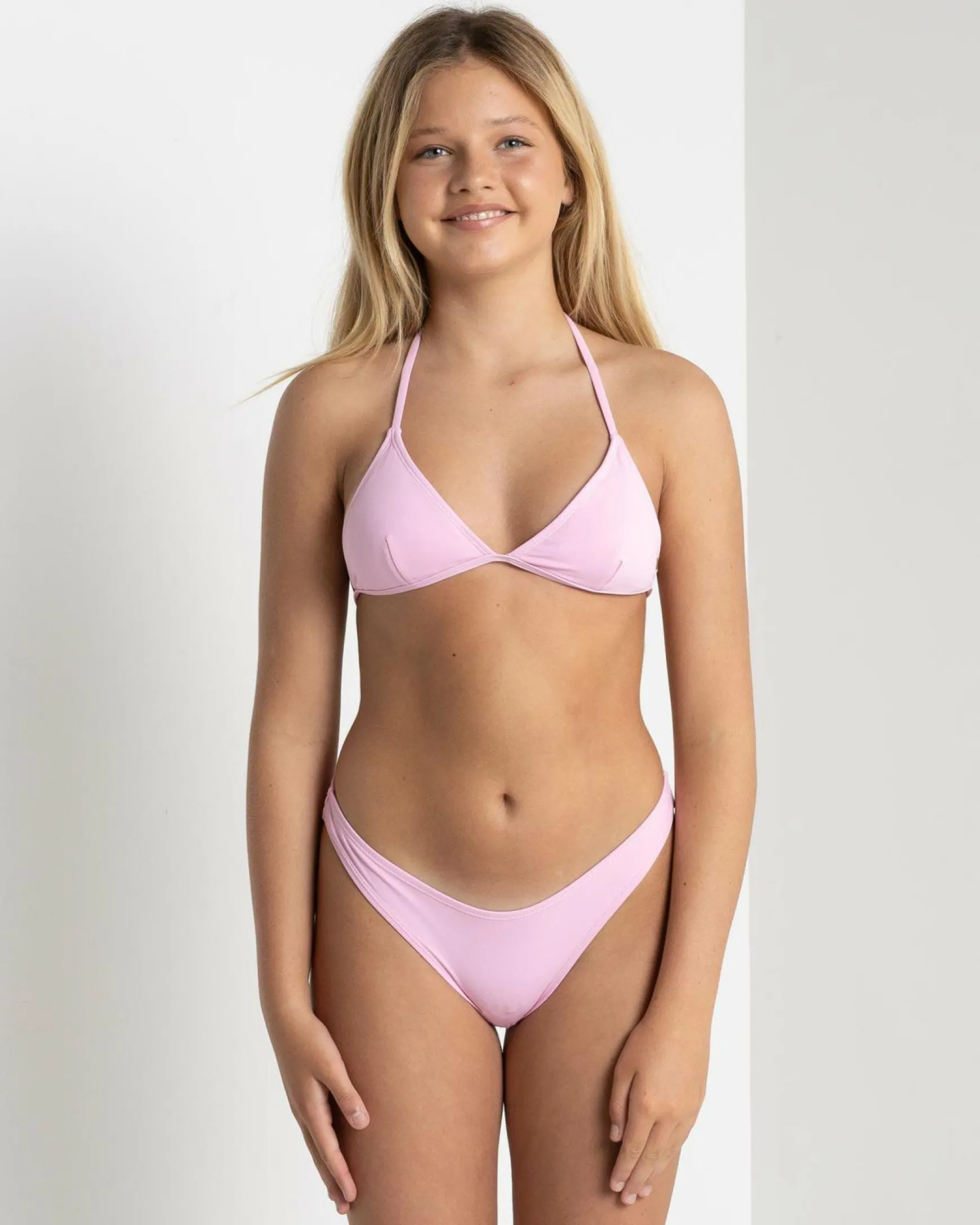 Girls' Coco Fixed Triangle Bikini Set
