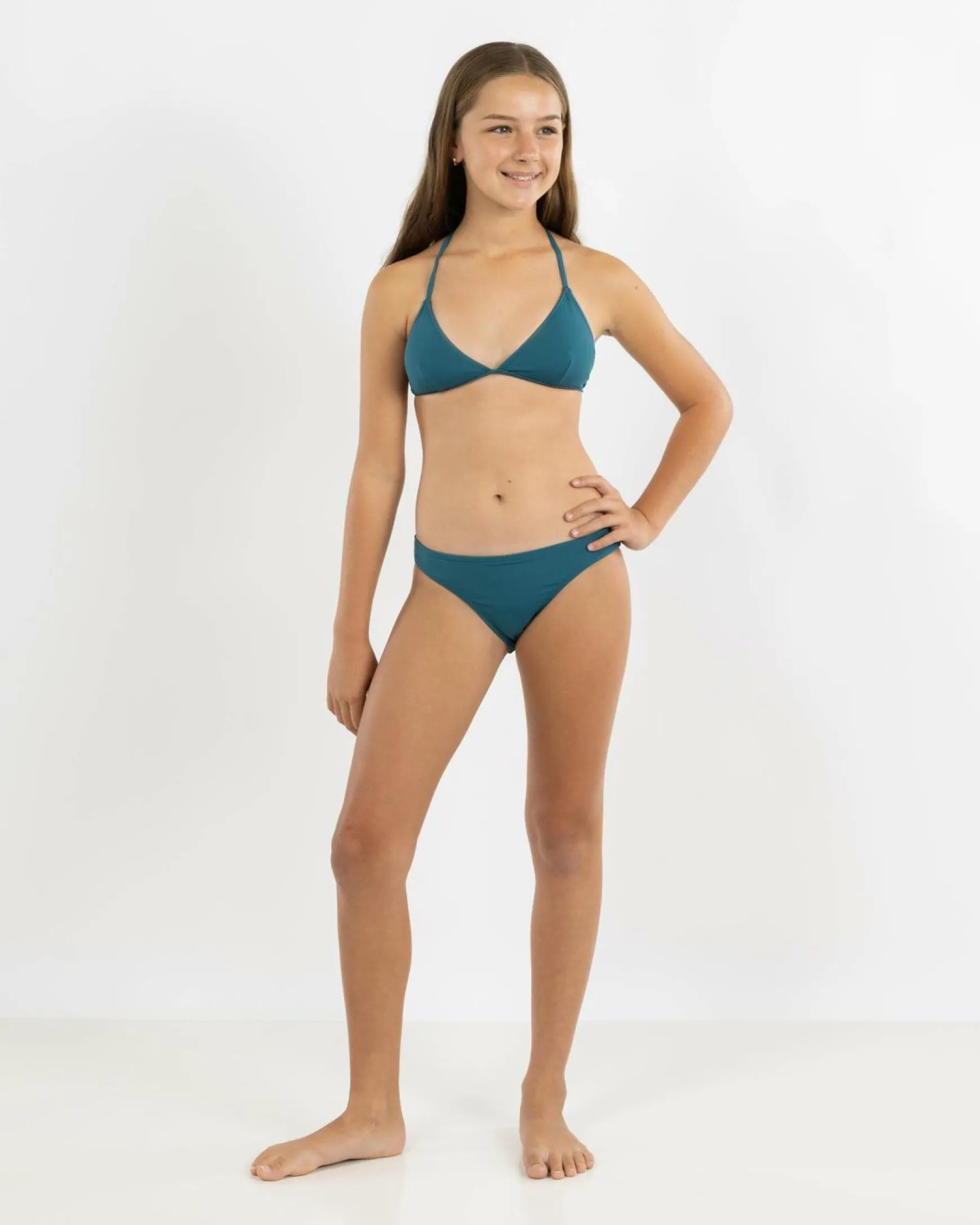 Girls' Coco Fixed Triangle Bikini Set