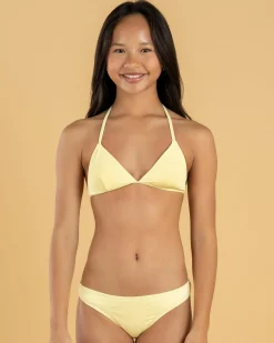 Girls' Coco Fixed Triangle Bikini Set