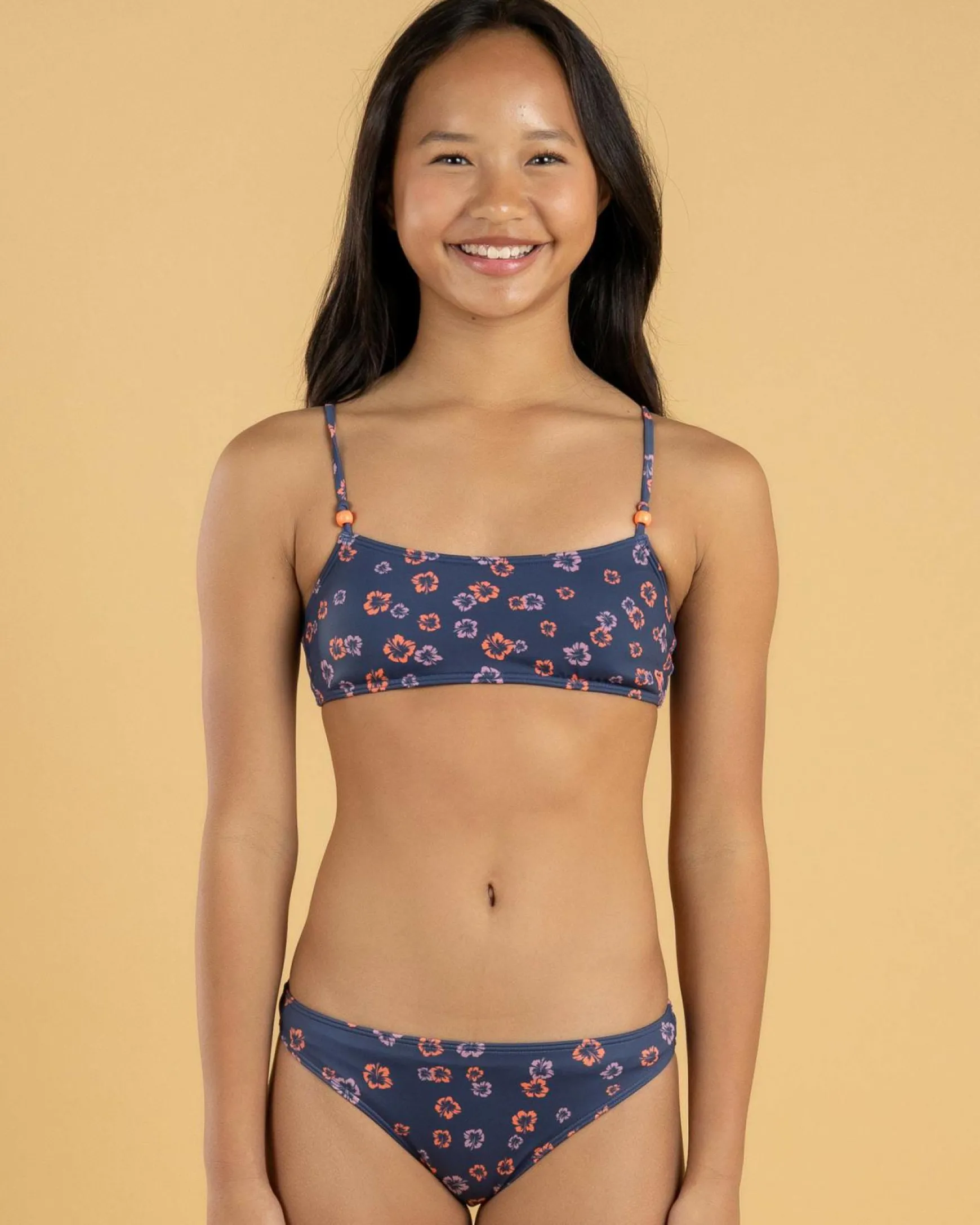 Girls' Cute Ditsy Bralette Bikini Set