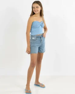 Girls' Cyprus High Denim Shorts
