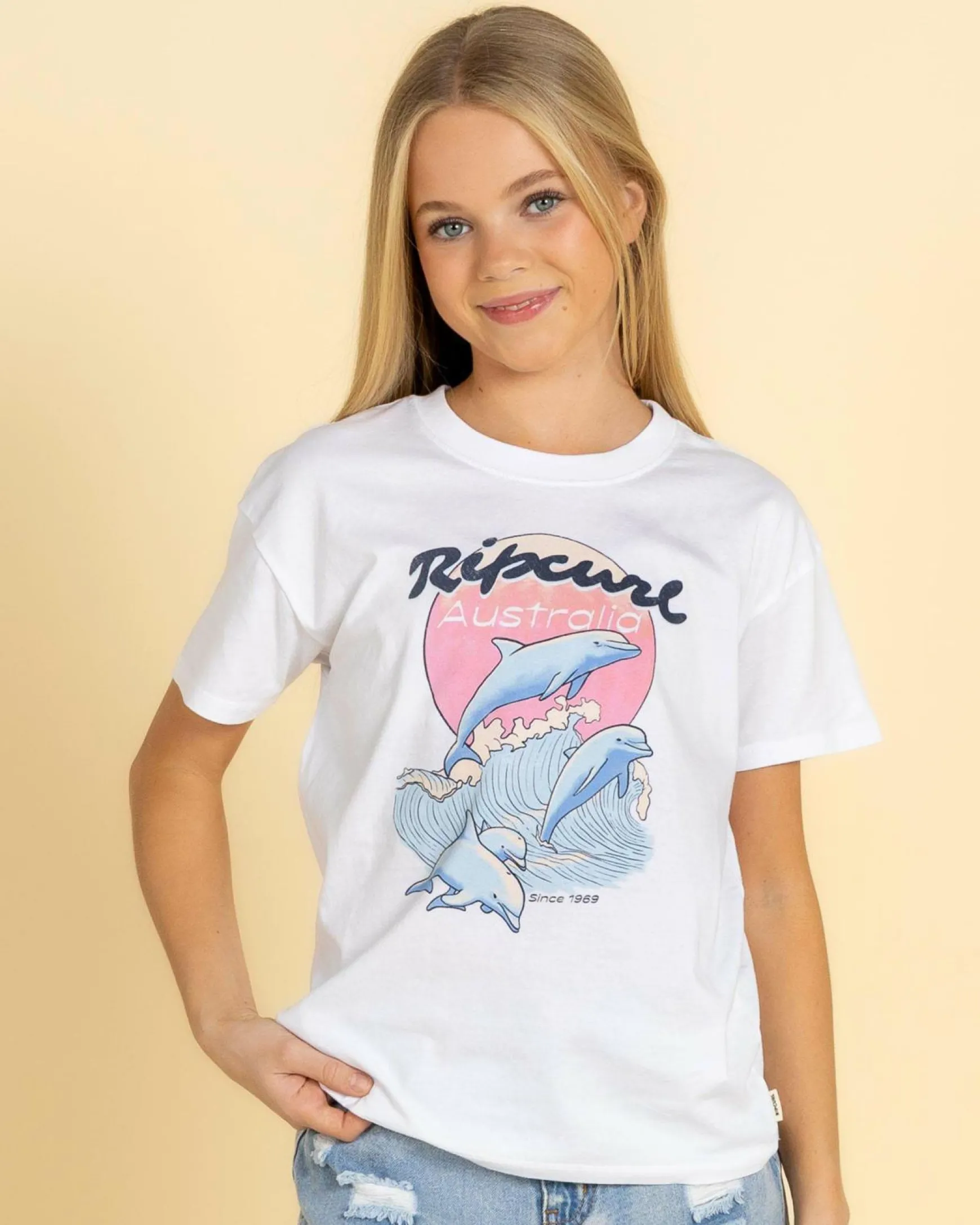 Girls' Dolphin Relaxed T-Shirt