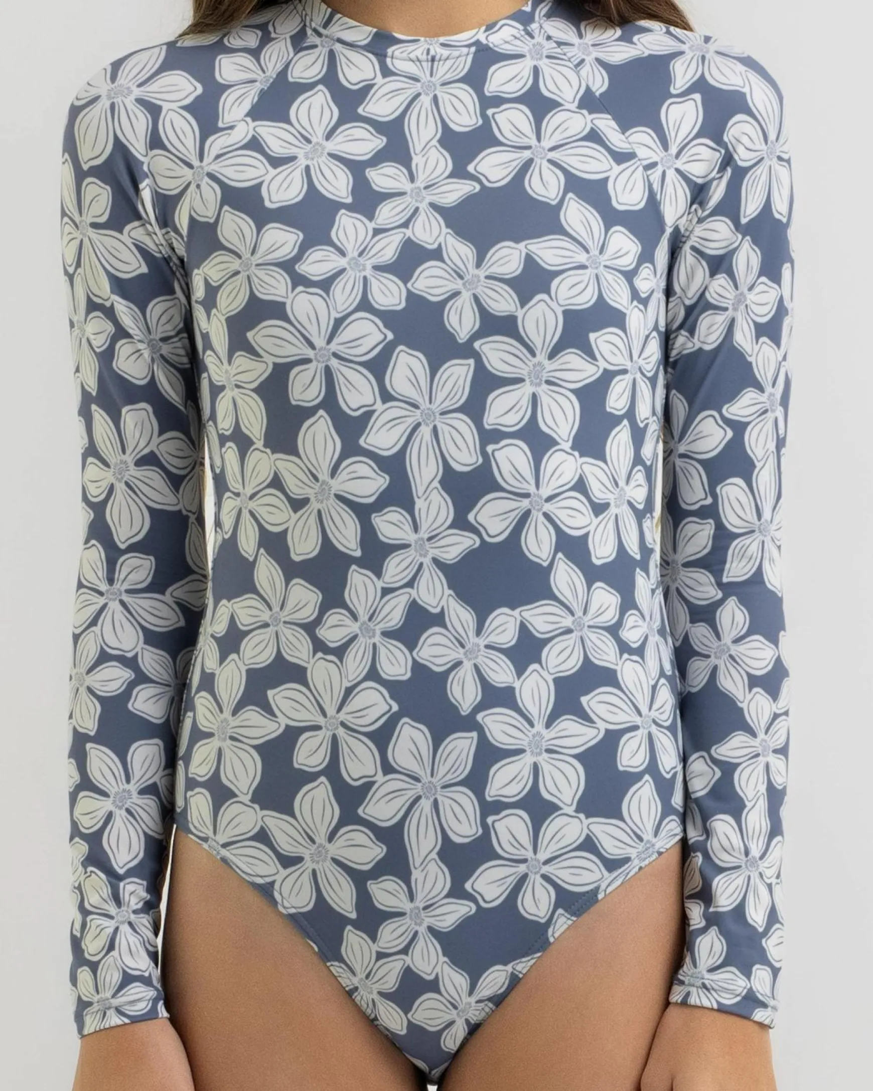 Girls' Drifter Floral Long Sleeve Surfsuit