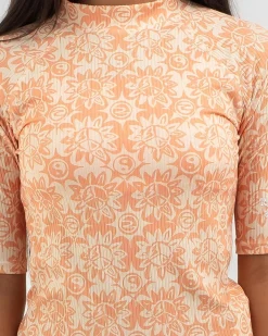 Girls' Earthwaves 3 Piece Short Sleeve Rash Vest Set