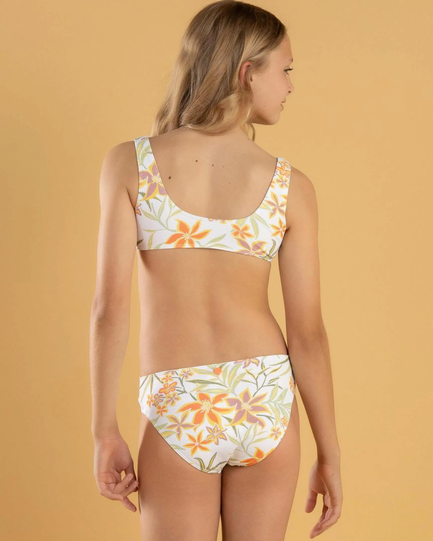 Girls' Floral Horizon Bralette Bikini Set