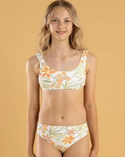 Girls' Floral Horizon Bralette Bikini Set