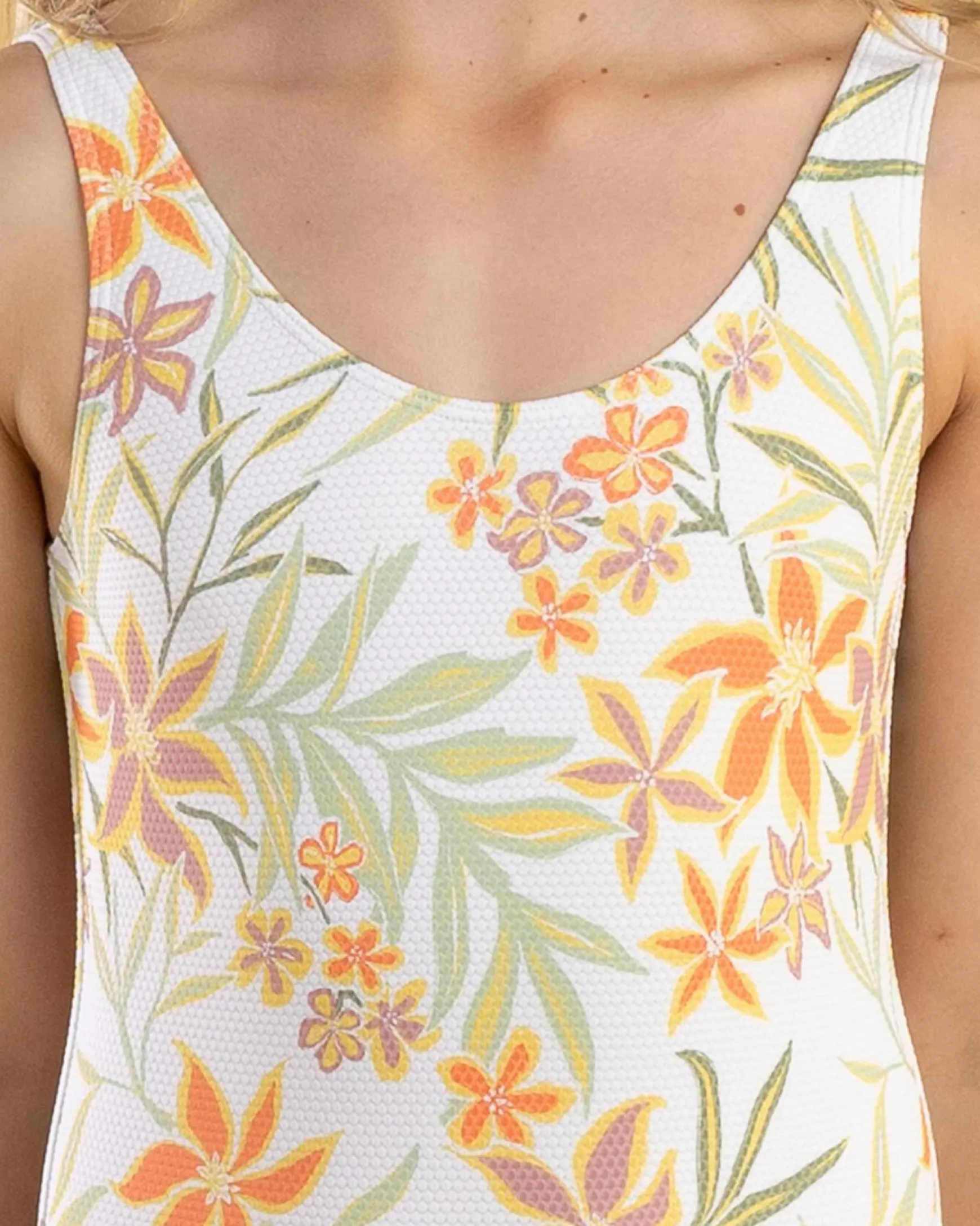 Girls' Floral Horizon One Piece Swimsuit