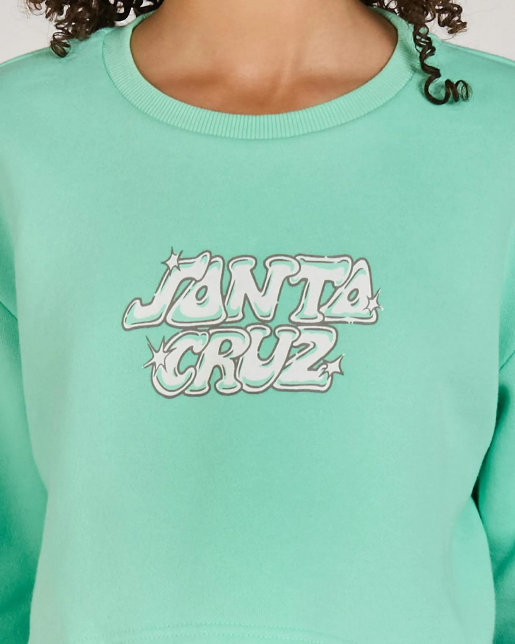 Girls' Glint Stack Front Sweatshirt