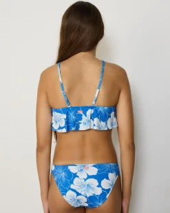 Girls' Happy Hibiscus Flutter Bikini Set