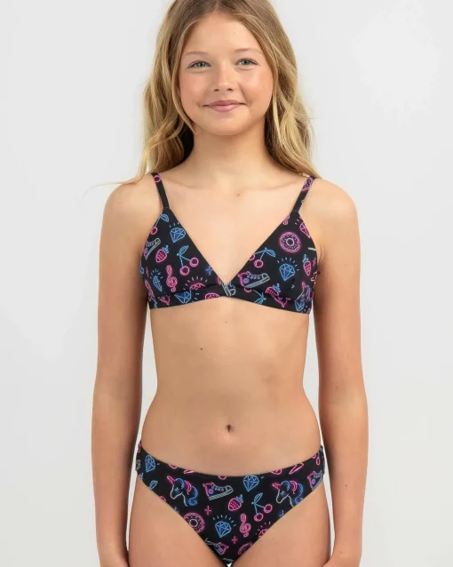 Girls' Harajuku Triangle Bikini Set
