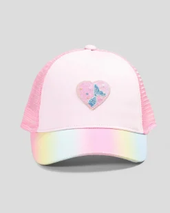 Girls' Heart Cap