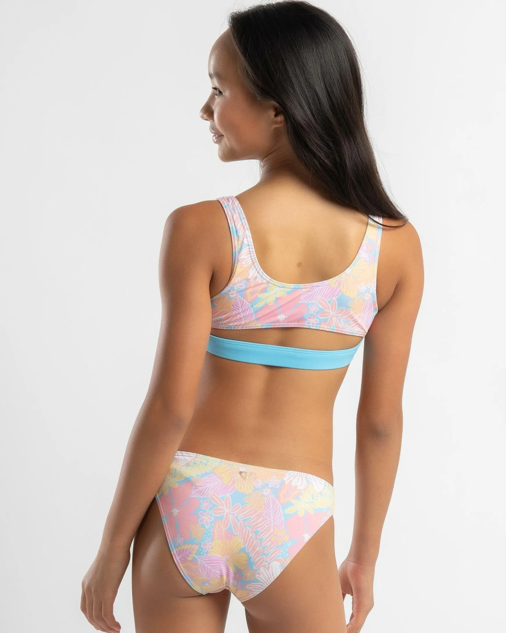 Girls' Hidden Garden Bralette Bikini Set