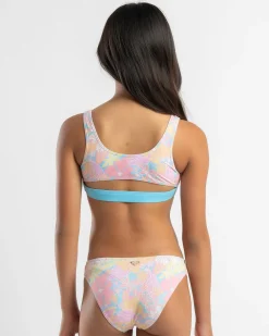 Girls' Hidden Garden Bralette Bikini Set