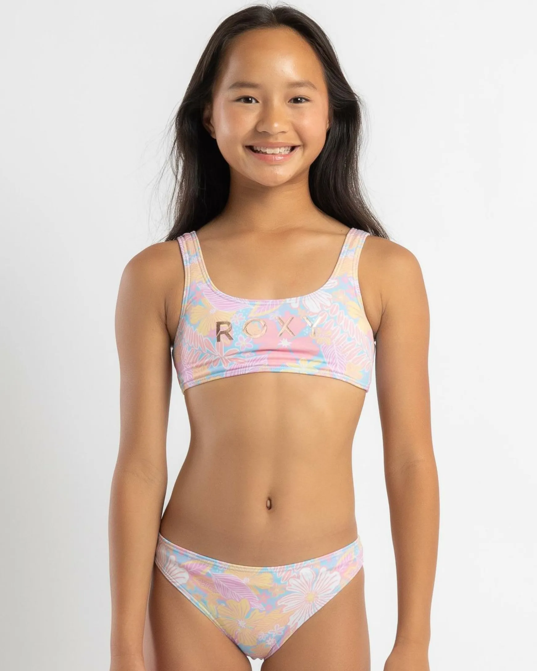Girls' Hidden Garden Bralette Bikini Set